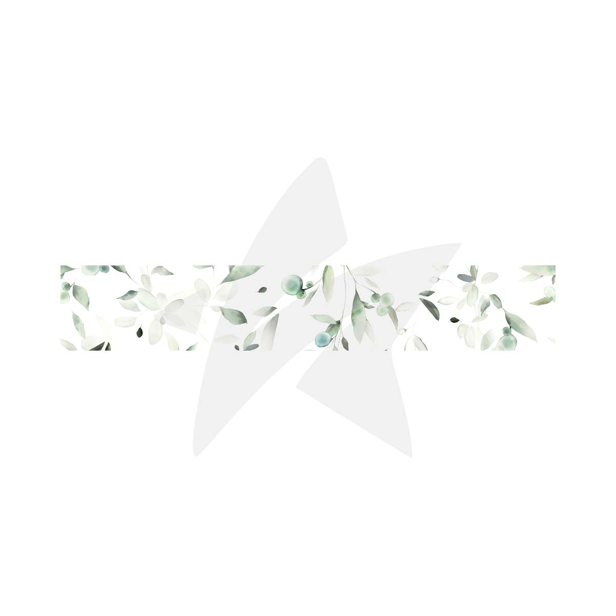 Washi Tape - Spring Leaves - 4 cm - Creative Depot