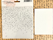 Embossing Folder - Snow Fall - Square - Panorama Series - Charlie & Paulchen