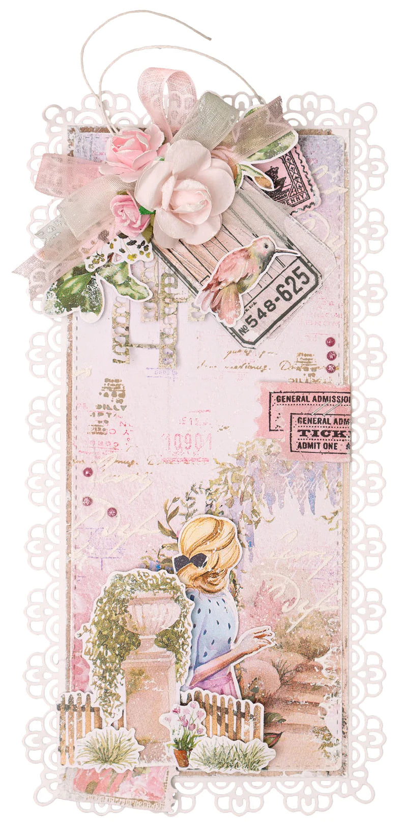 Stamp & Cutting Die - Postage Stamps - Romantic Moments - Jenine's Mindful Art - Studio Light