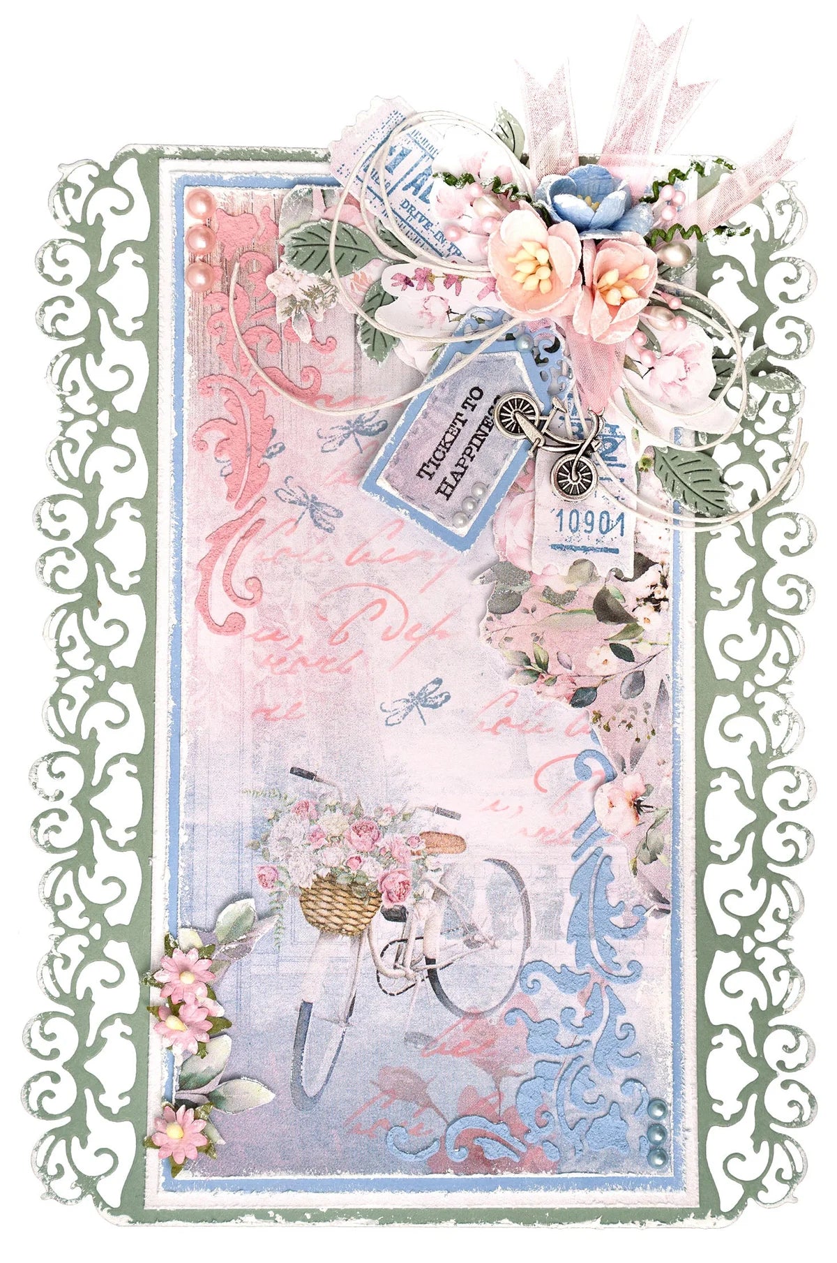 Stamp & Cutting Die - Ticket To Happiness - Romantic Moments - Jenine's Mindful Art - Studio Light