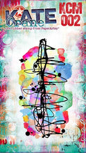 Mini Stamp 002 - Kate Crane - On EZ Mount - Paperartsy