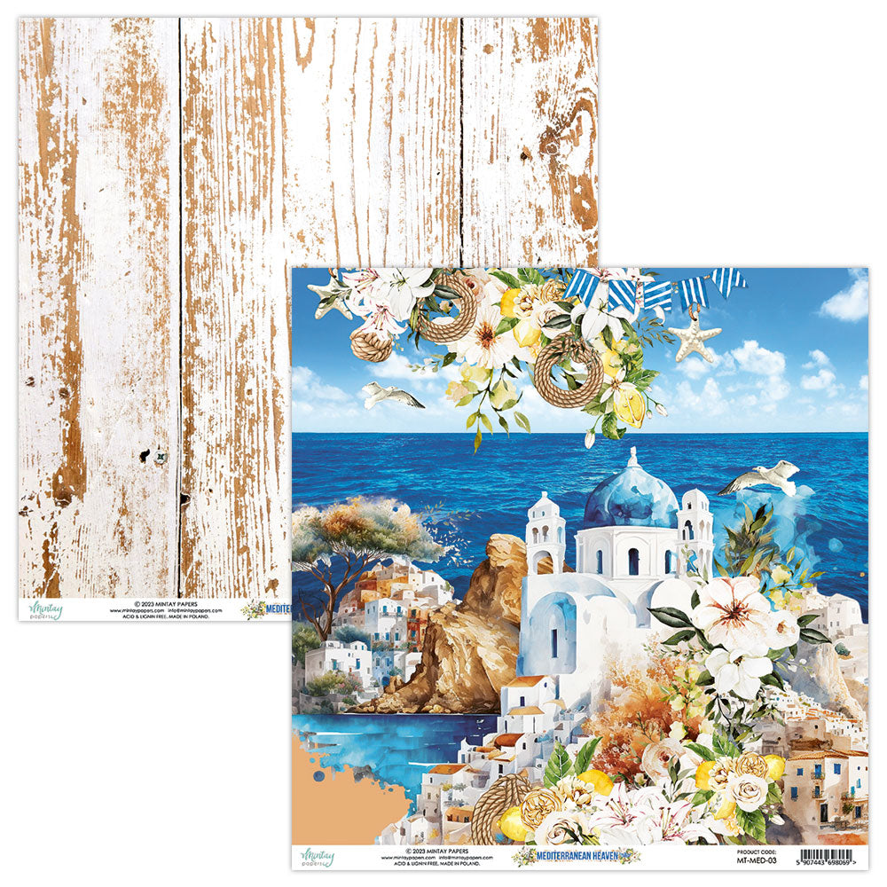 Mediterranean Heaven  - 6 x 6 Paper Set - Mintay Papers