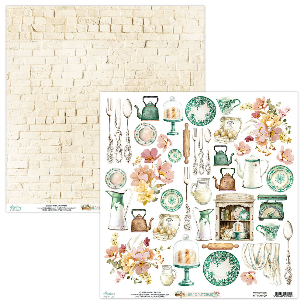 Nana's Kitchen  - 6 x 6 Paper Set - Mintay Papers