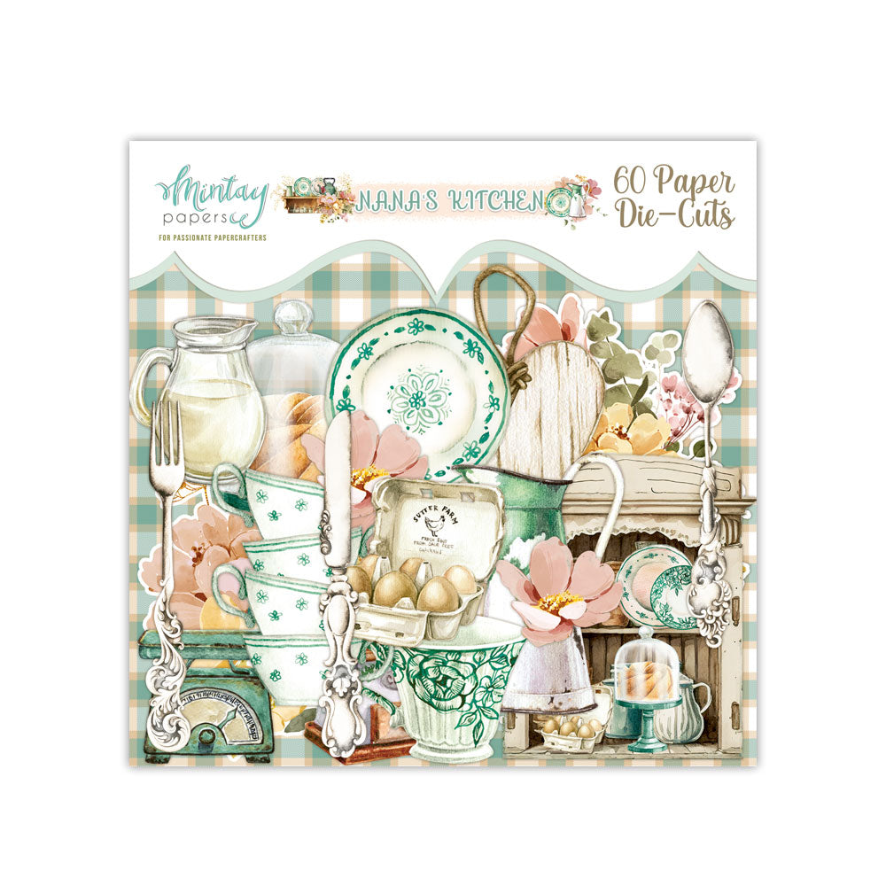 Nana's Kitchen - Paper Die-Cuts, 60 Pcs. - Mintay Papers