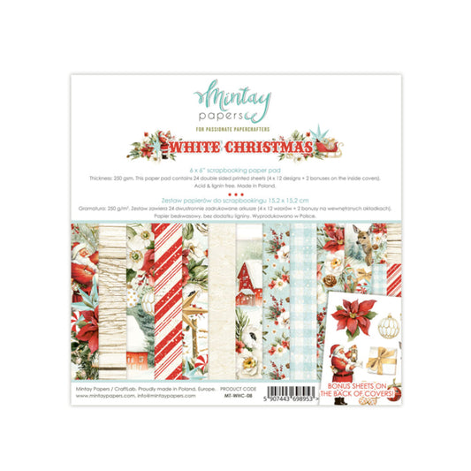 White Christmas - 6 x 6 Paper Set - Mintay Papers