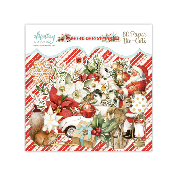 White Christmas - Paper Die-Cuts- 60 pcs - Mintay Papers