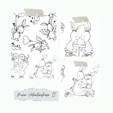 Clear Stamp Set - My Valentines Bunny II - A5 - Creative Depot