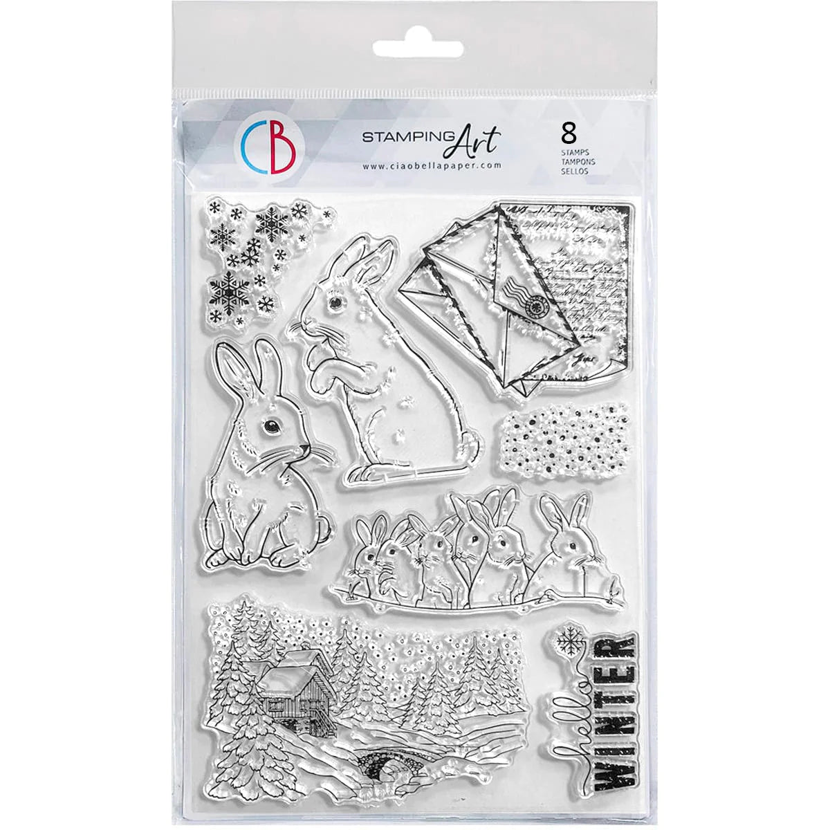 6x8 - Clear Stamp Set - Artic Adventure - Ciao Bella