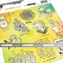 Anniversary Rubber Stamp Set - 10 Designs - Kate Crane / Birgit Koopsen - Carabelle Studio