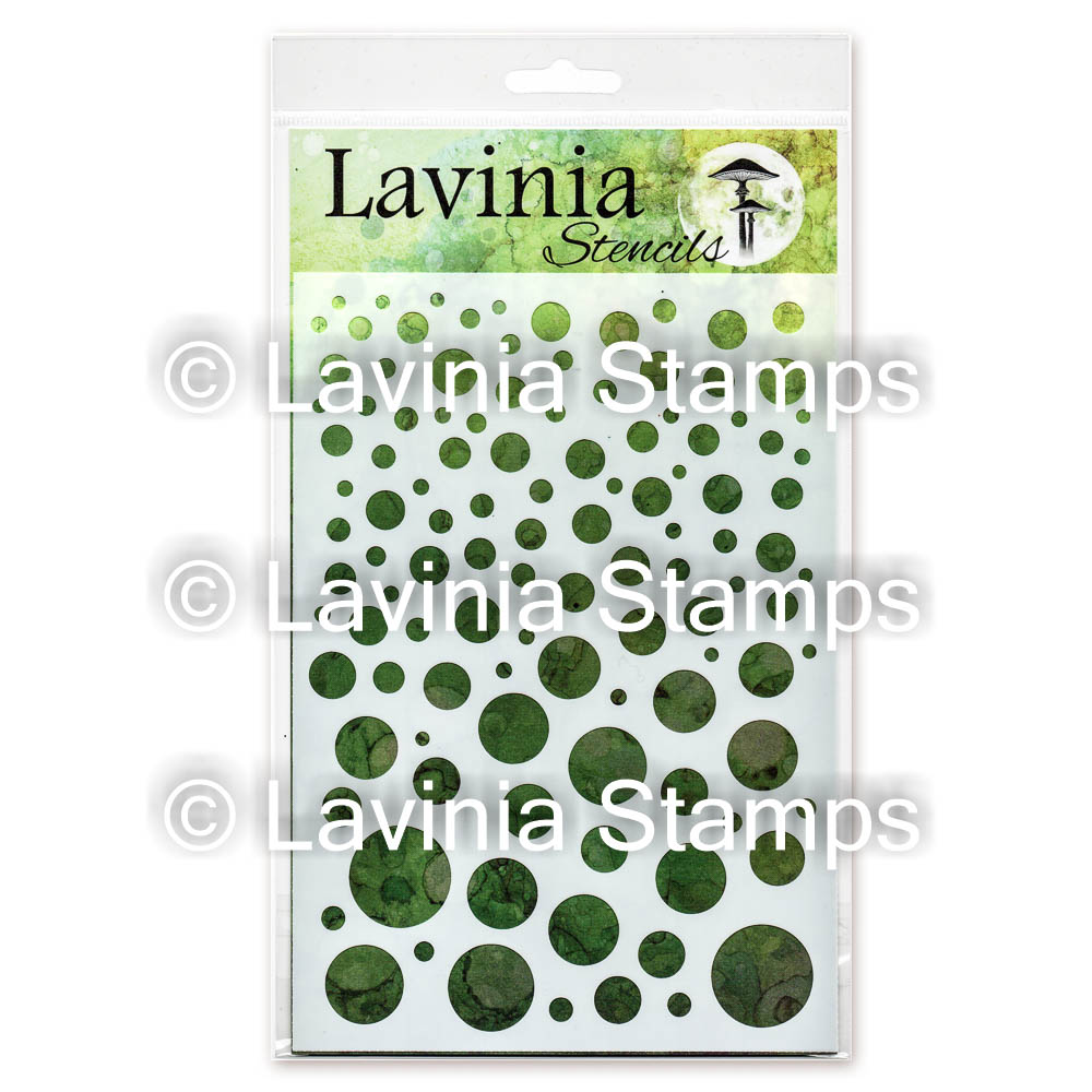 Lavinia Stamps - Stencil - White Orbs