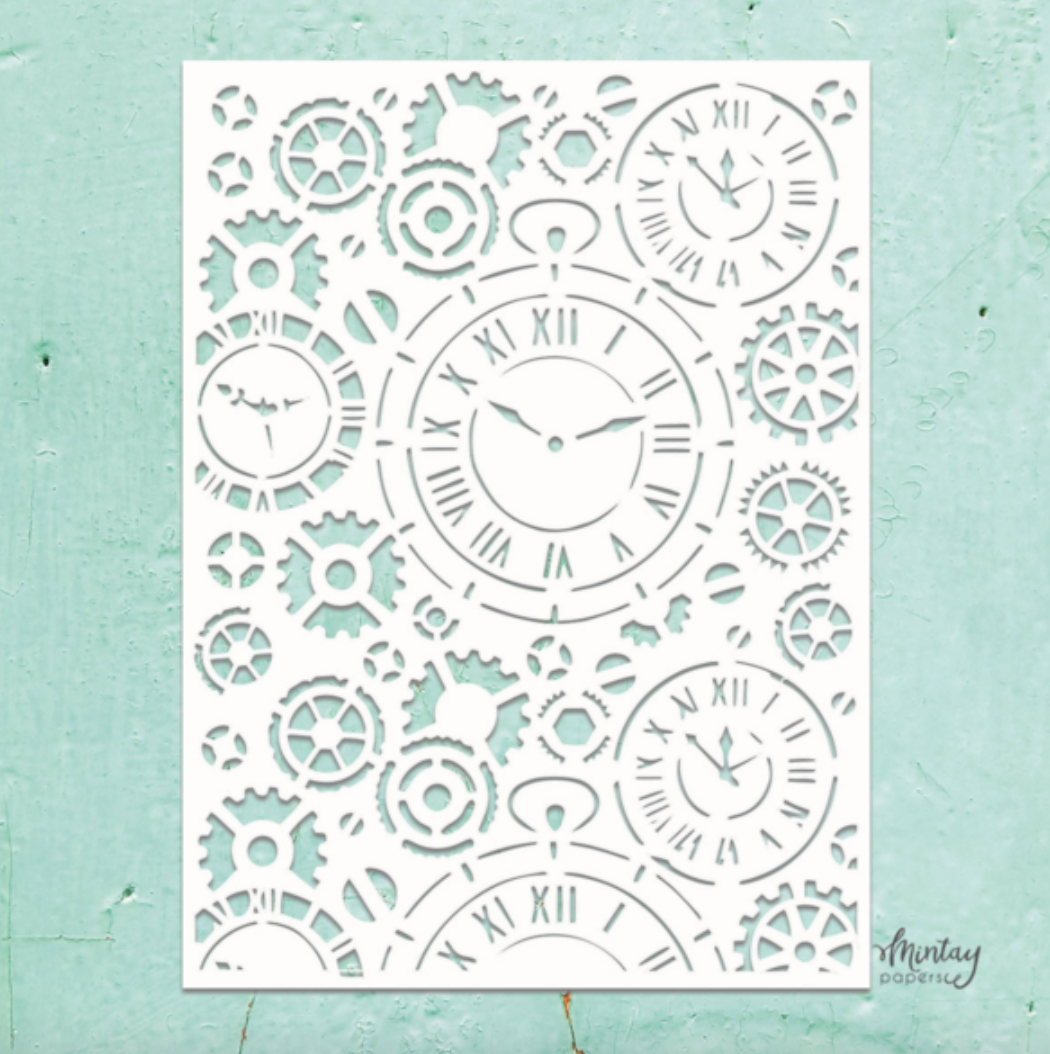 Stencil - Clocks - Mintay Kreativa - Mintay Papers
