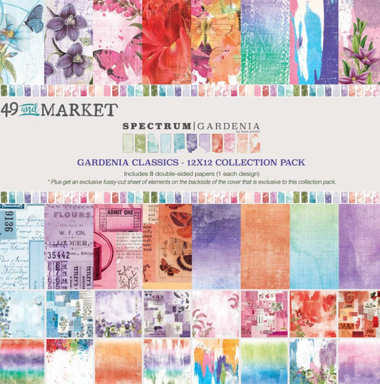12x12 Inch - Spectrum Gardenia Classics Collection Pack - 49 and Market