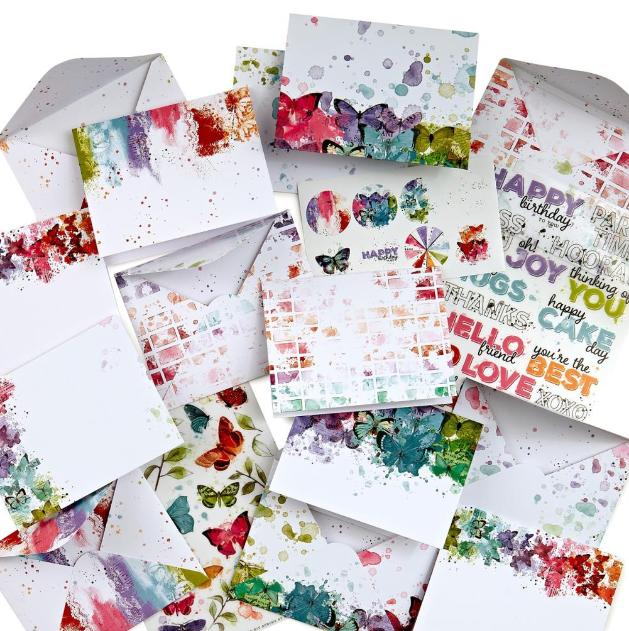 Card Kit - Spectrum Gardenia Painted Foundations - 49 and Market