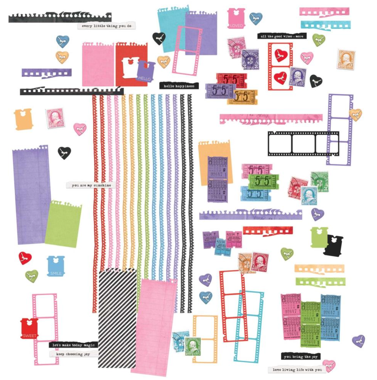 Essential Laser Cut Elements - Spectrum Gardenia - 49 and Market