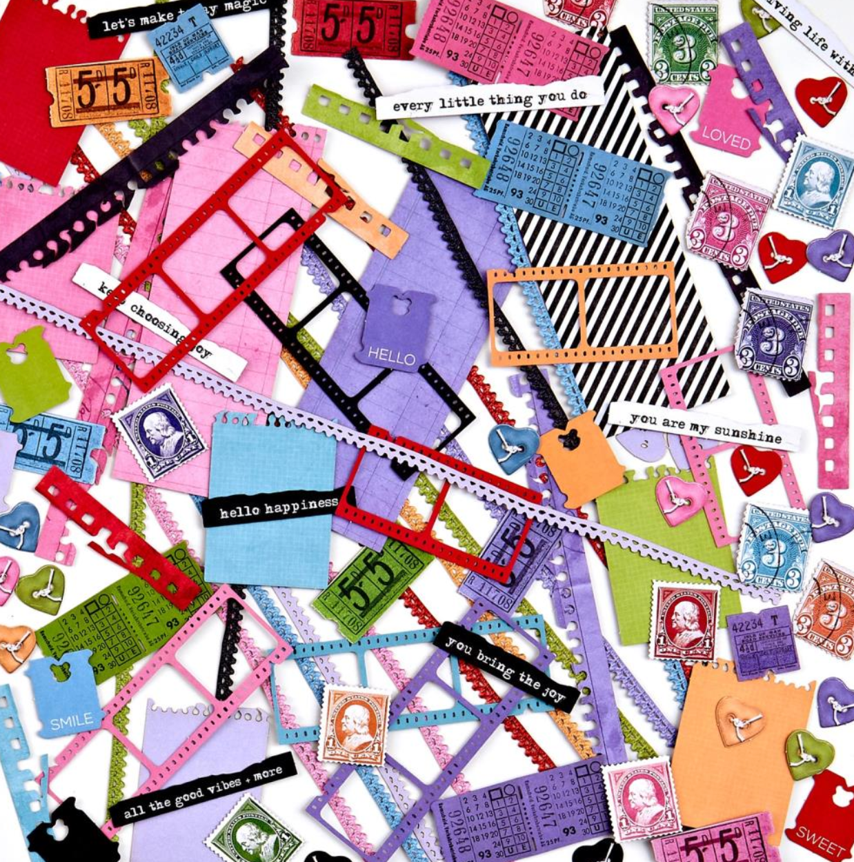 Essential Laser Cut Elements - Spectrum Gardenia - 49 and Market