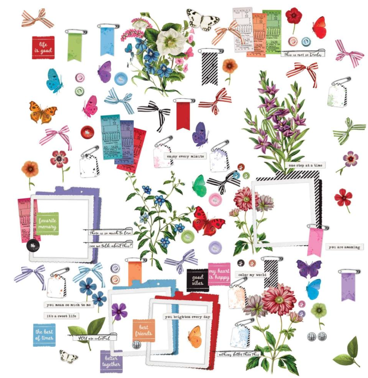 General Laser Cut Elements - Spectrum Gardenia - 49 and Market
