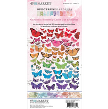 Butterfly Laser Cut Elements - Spectrum Gardenia - 49 and Market