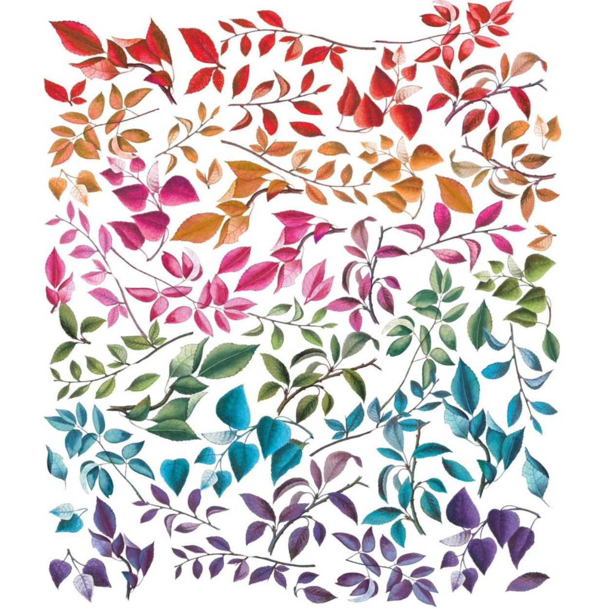 Leaves Laser Cut Elements - Spectrum Gardenia - 49 and Market