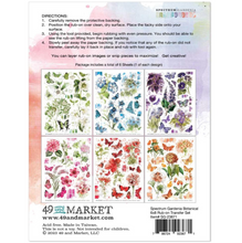 Botanical Rub-Ons - Spectrum Gardenia - 49 and Market