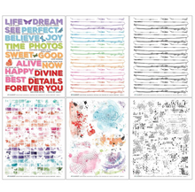 Extras Rub-Ons - Spectrum Gardenia - 49 and Market