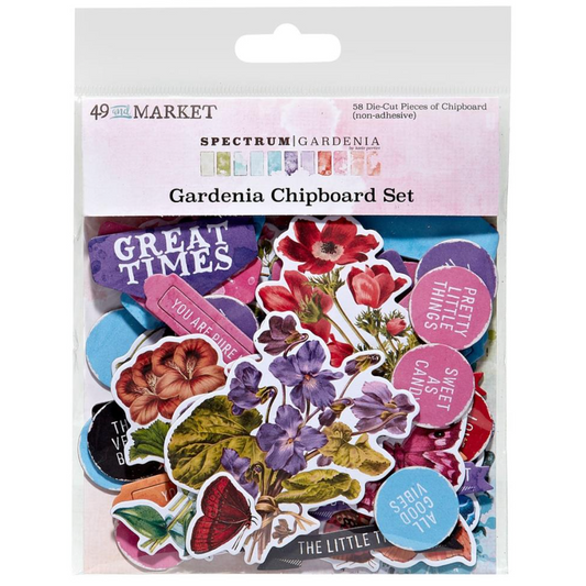 Chipboard Set - Spectrum Gardenia - 49 and Market