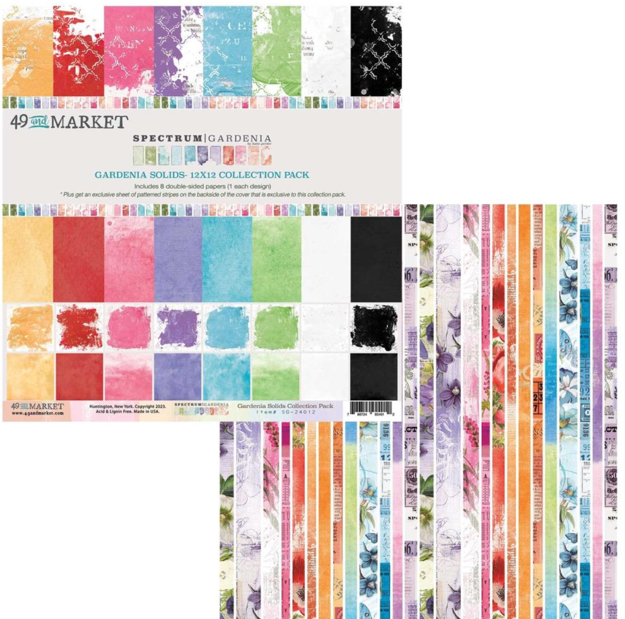 12x12 Inch - Spectrum Gardenia Solids - 49 and Market