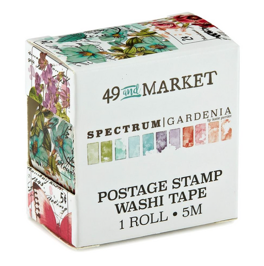 Postage Stamp Washi Tape Roll - Spectrum Gardenia - 49 and Market