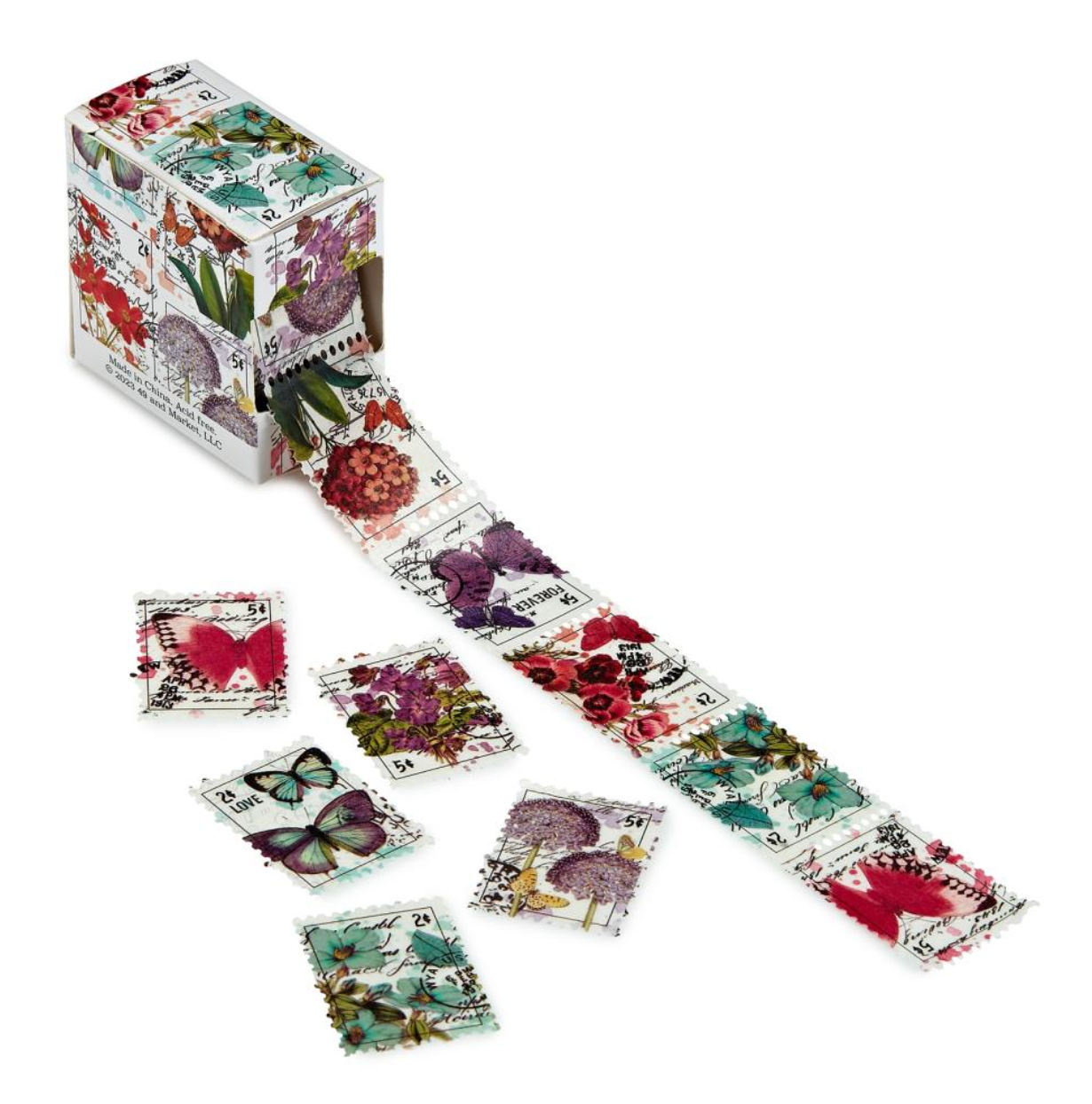 Botanical Washi Sticker Roll- Spectrum Gardenia - 49 and Market