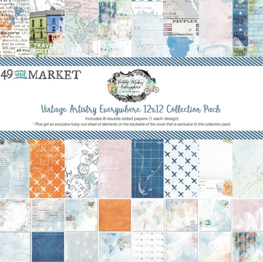 12x12 Inch - Vintage Artistry Everywhere - 49 and Market