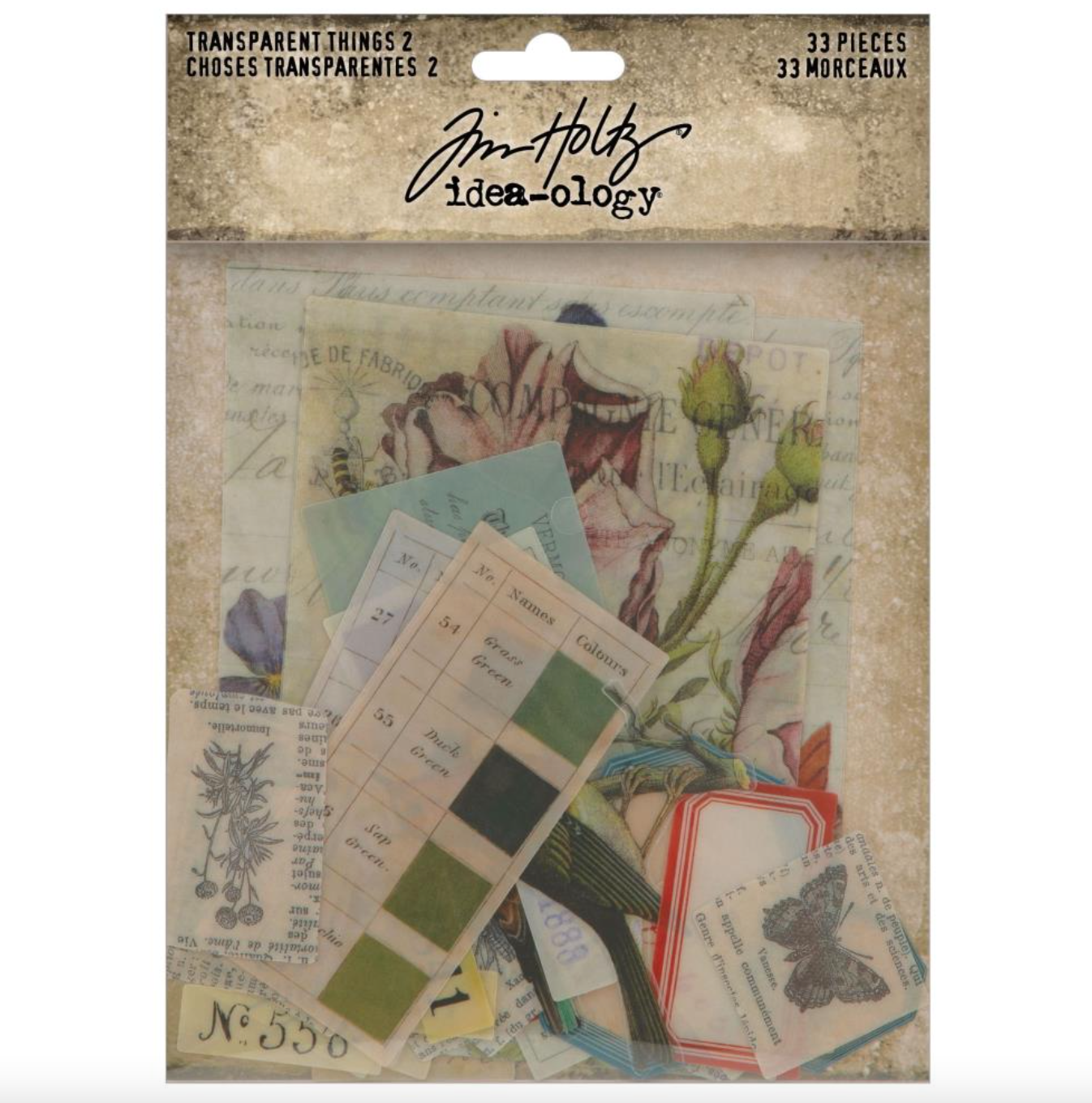 Transparent Things 2 - Ephemera - Tim Holtz - Ideaology