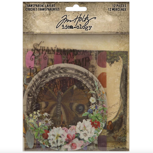 Transparant Layers - Ephemera - Tim Holtz - Ideaology