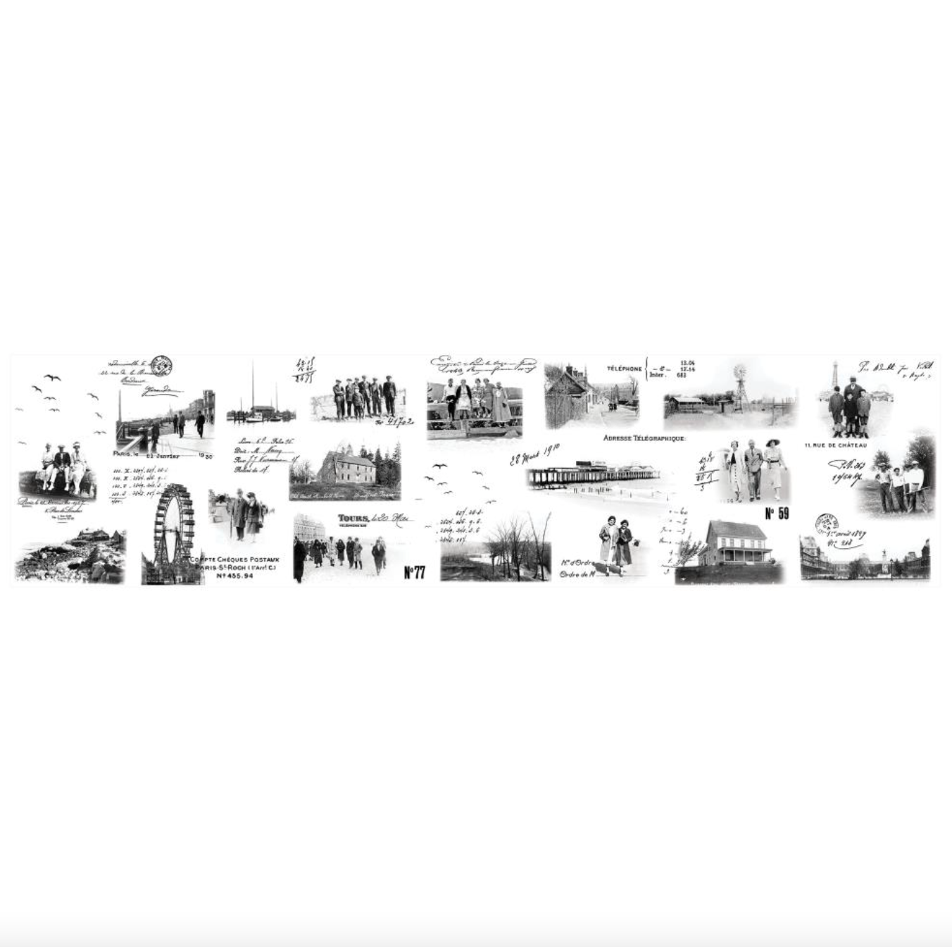 Collage Paper - Photographic - Ideaology - Tim Holtz