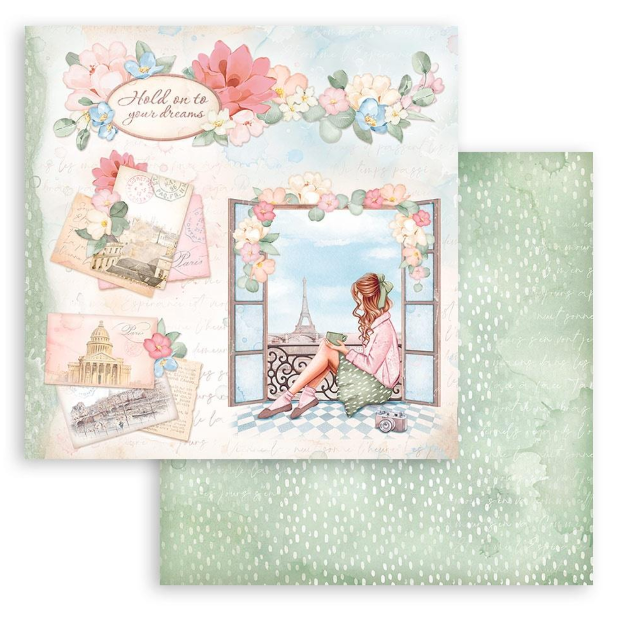 12x12  - Oh La La - Double-Sided Paper Pad - Stamperia