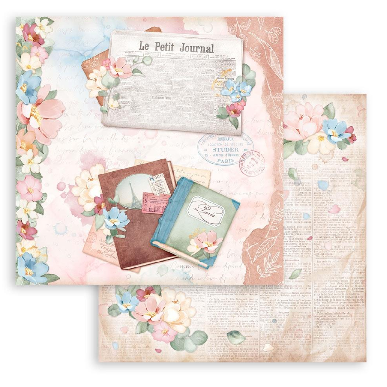 12x12  - Oh La La - Double-Sided Paper Pad - Stamperia