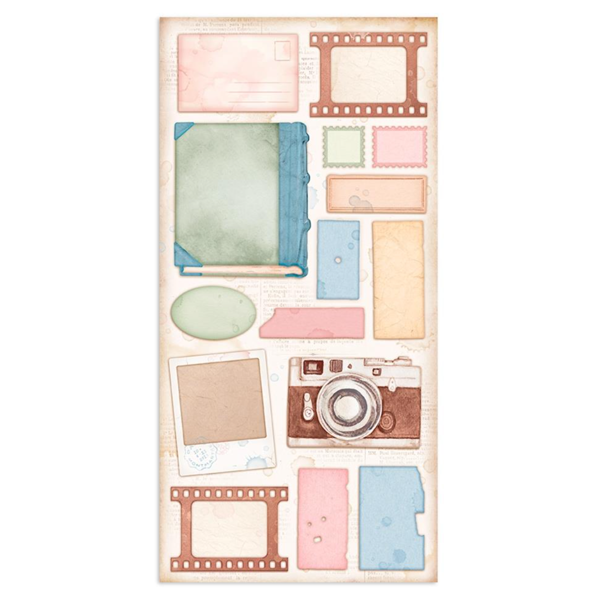 6x12 Inch - Collectables - Oh La La - Double Sided Paper Pad - Stamperia