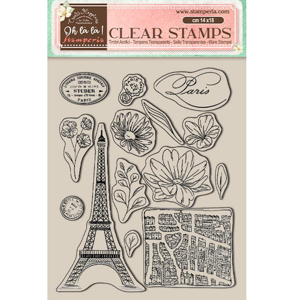 Stamp - Oh La La - Tour Eiffel - Stamperia