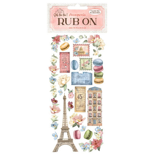 Rub On - Oh La La - Tour Eiffel - Stamperia