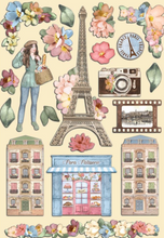 Wooden Shapes A5 - Oh La La - Stamperia