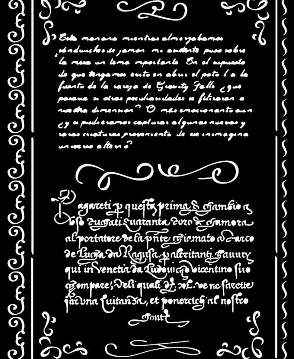 Stencil - Letters - Vintage Library - Stamperia