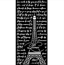 Stencil - Tour Eiffel - Oh La La - Stamperia