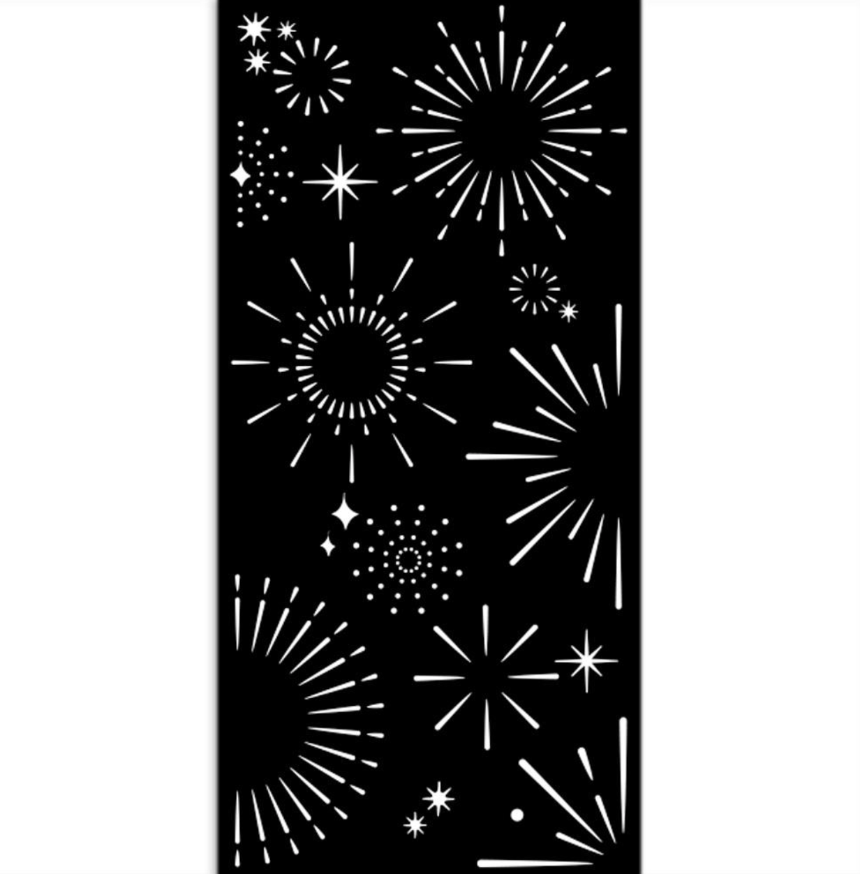 Stencil - Stars - Oh La La - Stamperia