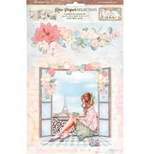 Rice Paper - Assorted Rice Paper A4 6/Sheets - Oh La La - Stamperia