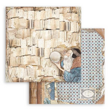 12x12 - Vintage Library - Double-Sided Paper Pad - Stamperia