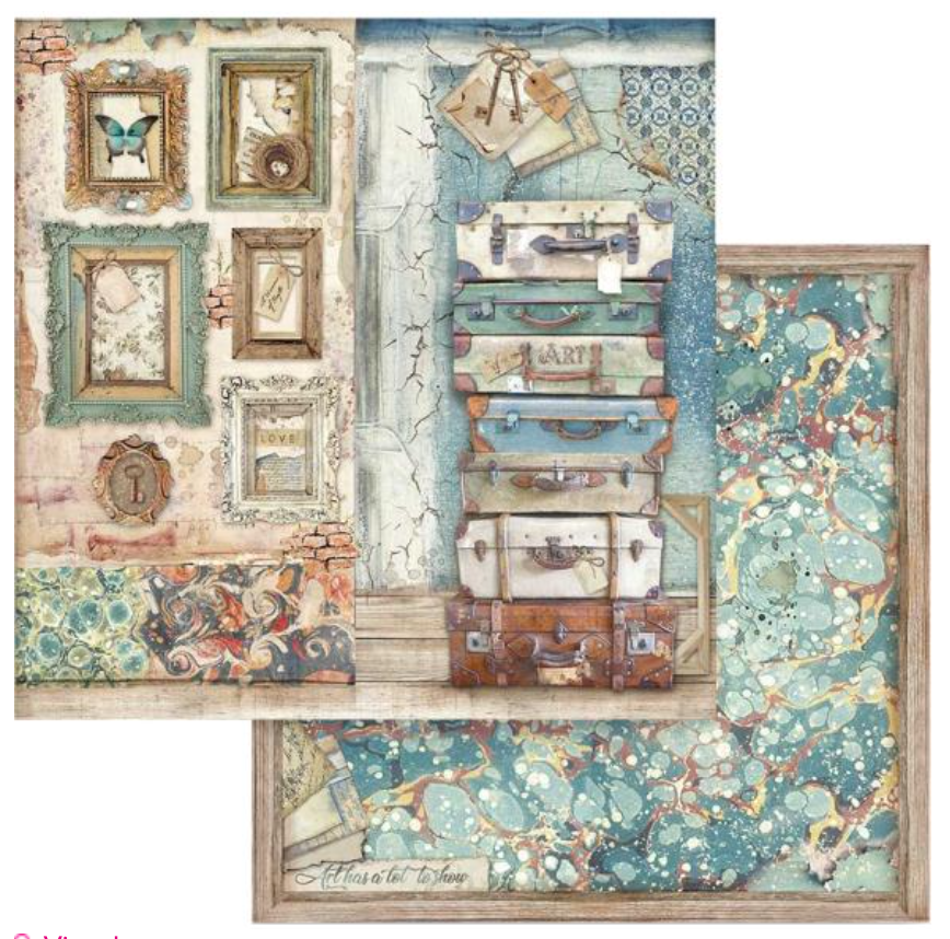 8x8 - Ateliers Des Arts - Double-Sided Paper Pad - Stamperia