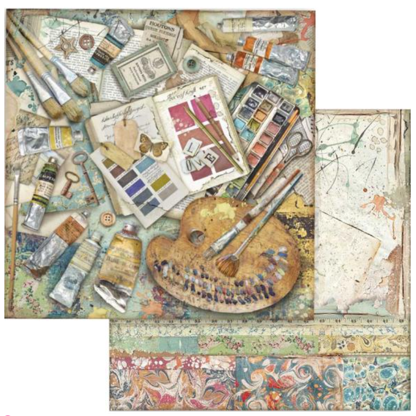 8x8 - Ateliers Des Arts - Double-Sided Paper Pad - Stamperia