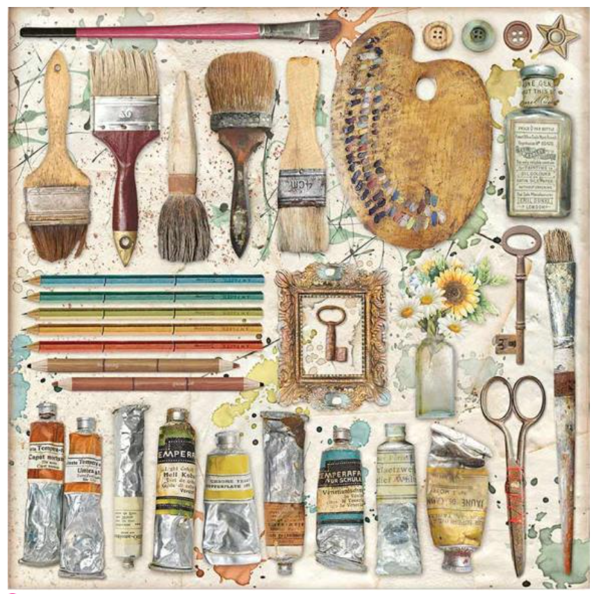 12x12 - Ateliers Des Arts - Double-Sided Paper Pad - Stamperia