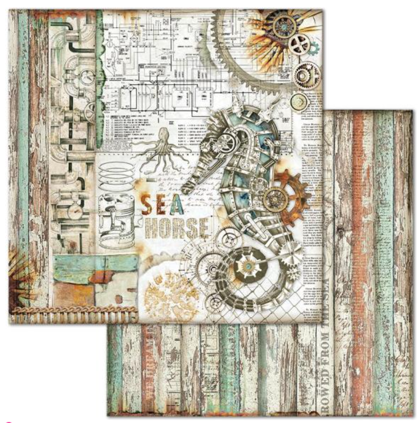 12x12 - Sea World - Double-Sided Paper Pad - Stamperia