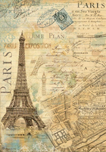 Around The World - Paris - Rice Paper - Stamperia