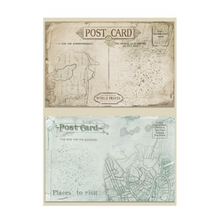 Around the World - Assorted Rice Paper Backgrounds A6 8/Sheets - Stamperia