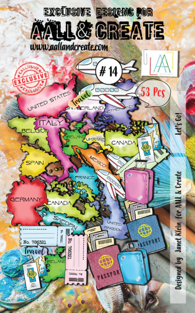 Ephemera - A6 - Let's Go - AALL and Create - Designer Janet Klein - #14
